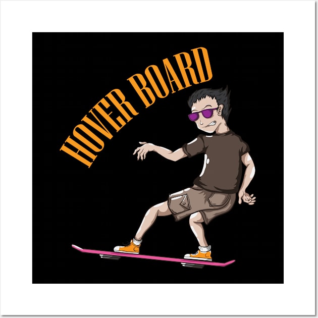 Hover Board Design Marty Wall Art by dieEinsteiger